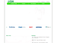Tablet Screenshot of lioncorp.com.sg